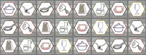 Kitchen - Conjunto com 24 peças