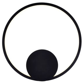 Arandela / Plafon Sunset Aro Redondo Ø30Cm Led 15W 3000K Bivolt Preto... (Preto)