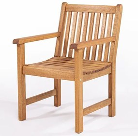Poltrona Recanto Com Braço Madeira Stain Cor Jatobá - 15673 Sun House