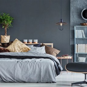 Luminária Pendente Texas Preto em Vidro e Aço Startec - Bivolt