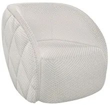 Poltrona Decorativa para Sala 90cm Tressê Zion M22 Linho Cru - Mpozena