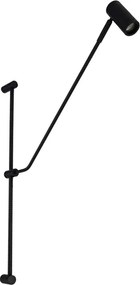 Arandela Aluminio Preto Stelo