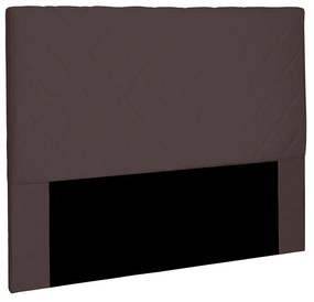 Cabeceira Dubai Para Cama Box Solteiro 90 cm Suede - D'Rossi - Café