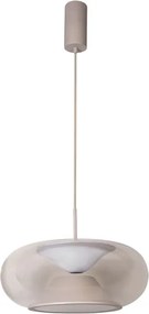 Pendente Led Vidro E Metal Fendi 16,5w 2700k Beso