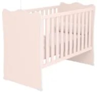 Berço Simples Para Colchão 130x60 Com Rodízios Doce Sonho Branco - Qmo