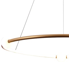 Pendente Nébula Ø87Cm Led 35W 3000K Bivolt / Anel Simples | Bella Ilum...