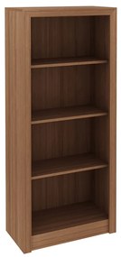 Armário Estante Alto para Escritório Home Office ME4137 MDP Amendoa G69 - Gran Belo