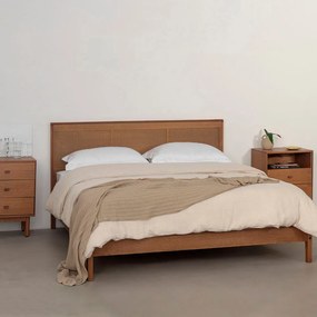Cama Noga Super King Palha Natural - Nozes