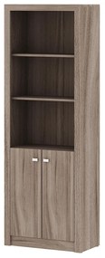 Armário Estante Alto para Escritório Home Office ME4110 MDP Carvalho G69 - Gran Belo