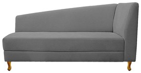 Recamier Valéria 140cm Lado Esquerdo Corano Cinza - ADJ Decor