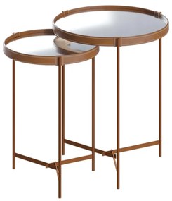 Conjunto Mesa Lateral Nezuko com Espelho Base Cobre G29 - Gran Belo