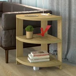 Estante Decorativa Lateral Multiuso Wind Olmo - Artany