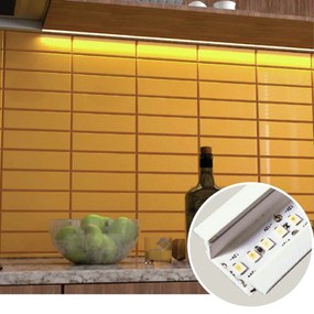 Perfil Embutir Para Fita Led Wood 125Cm 2,8X125X1,1Cm | Usina 30685/12... (PT - Preto Texturizado)