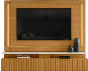 Bancada Suspensa Sadraque MDP Pintura UV até 75 Cinamomo/OffWhite G97 - Gran Belo