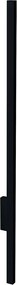 Arandela Vertical Long Slim 02X05X98Cm Led 15W 3000K - Qimporta Ar2522 (PRETO)