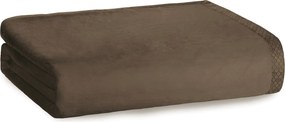 Cobertor Trussardi 100% Microfibra Aveludado Piemontesi Queen - Marrone