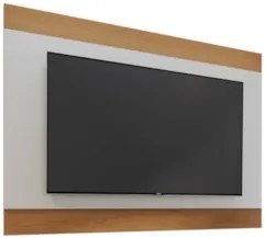 Painel para TV Suspenso 75 Pol 200cm Chile C05 Off White Matte/Freijó