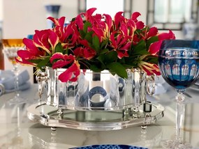 Centro de Mesa Classic Prata St James