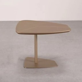 Mesa Lateral Nápoles Baixa Recouro Fendi Base Gold - 78393 Sun House