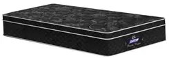Colchão Box Solteiro 88cm Molas Ensacadas Bonnel Perola Negra Preto -