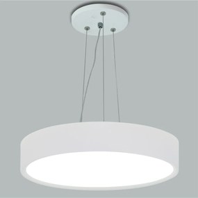 Pendente Clear Ø42X11Cm 4Xe27 / Metal E Acrilico | Usina 4051/42 (ORV-V - Ouro Velho Escovado)
