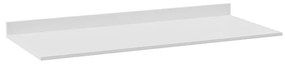 Tampo para Balcão de Cozinha com Rodapé Torfi 120cm MDP/BP Branco G96 - Gran Belo