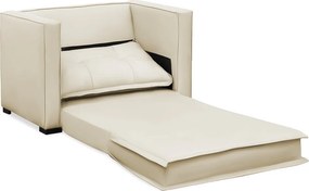 Poltrona Cama Retrátil Solteiro Milenni Veludo B03 - D'Rossi - Bege
