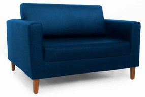 Namoradeira Decorativa Gabriela Suede Azul marinho