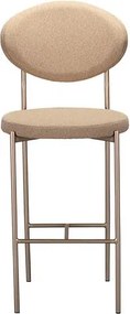 Banqueta Liora Alta Trama Dijon Base Champagne - 77188 Sun House