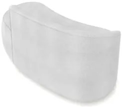 Sofá 2 Lugares Para Sala 140cm Orgânico Wendi Boucle Cinza I01  - Mpoz