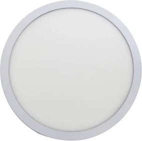 Plafon Led Sobrepor Redondo Branco 48W Yamamura - LED BRANCO QUENTE (3000K)