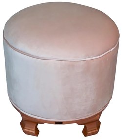 Puff Clássico Redondo Chic - Dourado Soléil Kleiner