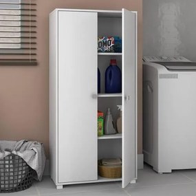 Armário De Lavanderia 2 Portas Bs 103 - Branco