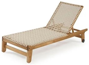 Espreguicadeira Legale Corda Areia Stain Jatoba 184cm - 60377 Sun House