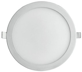 Luminária De Embutir Redondo 24W 3000K Led Bivolt Ø29X2,5Cm Downlight... (Branco)