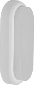 Arandela Led Abs Branco 12W Ip65 Jabuti - LED BRANCO FRIO (6000K)