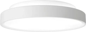 Plafon De Sobrepor Alumínio Branco Ø27cm Ring