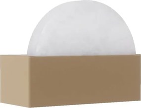 Arandela Led Rocha E Metal Dourado 2W 3000K Sun