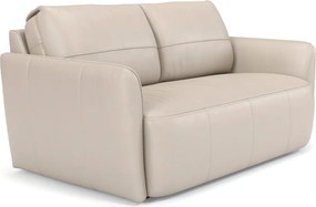 Sofá Teruel Couro Natural Sherwood Pérola