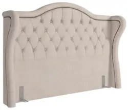 Cabeceira Cama Box Casal Queen 160cm Antibes Z37 Linho Bege Cru - Mpoz