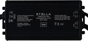 Driver Dimerizavel Preto 75W Ip67 12V Pro
