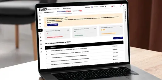 Twoje bestsellery mają znaczenie — a teraz BIANO pokaże Ci, kiedy ich brakuje
