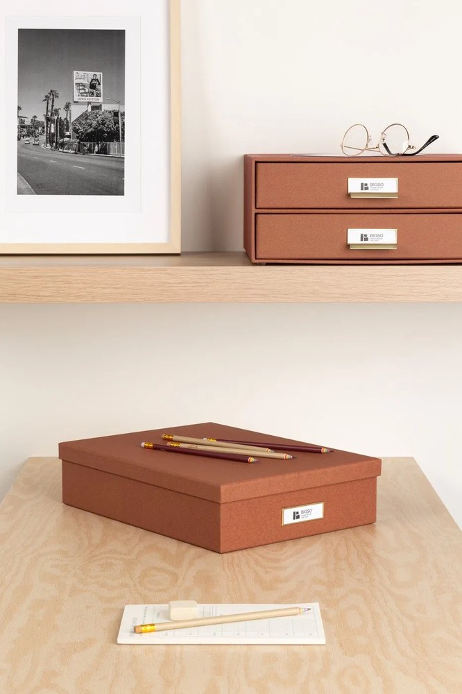 Kartonowy organizer na dokumenty Oskar Restore Paper Laminate – Bigso