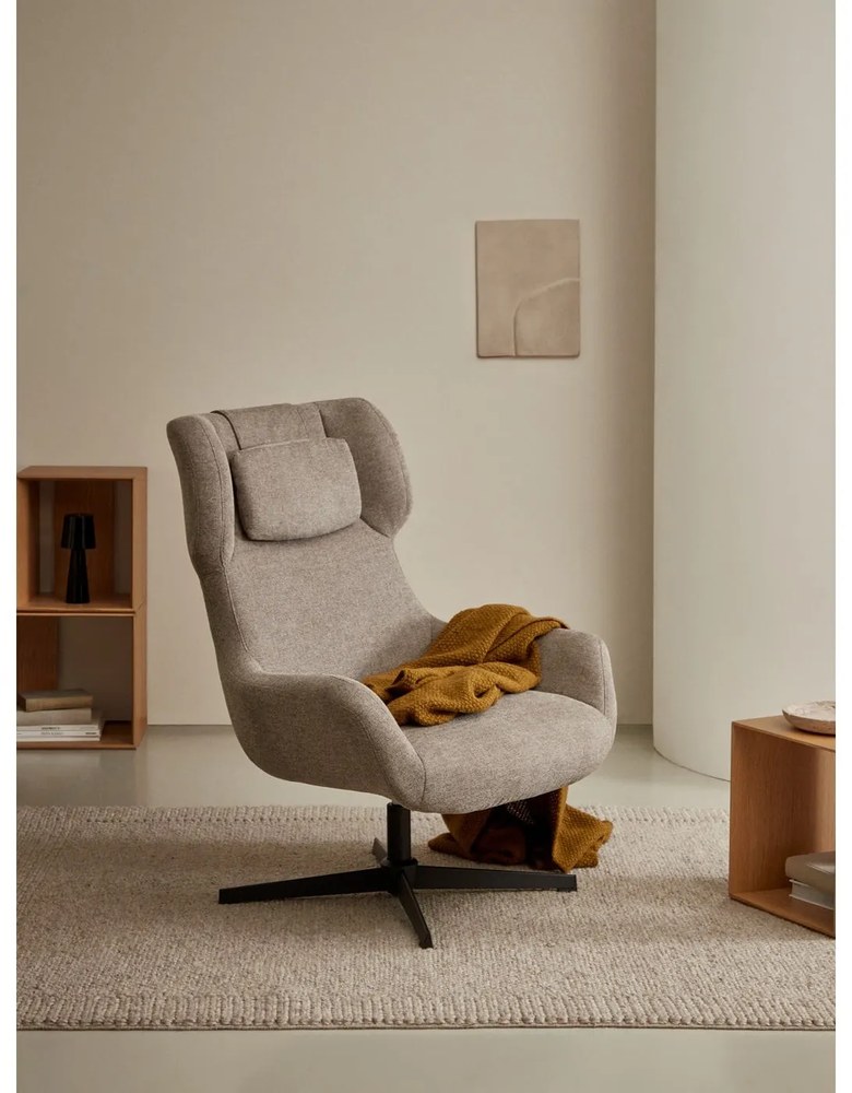 Brązowy fotel Zalina – Kave Home