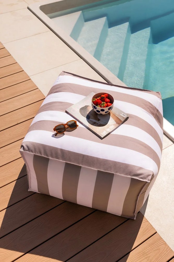 Białe/niebieskie kamionkowe miski zestaw 3 szt. 500 ml Linora – Bloomingville