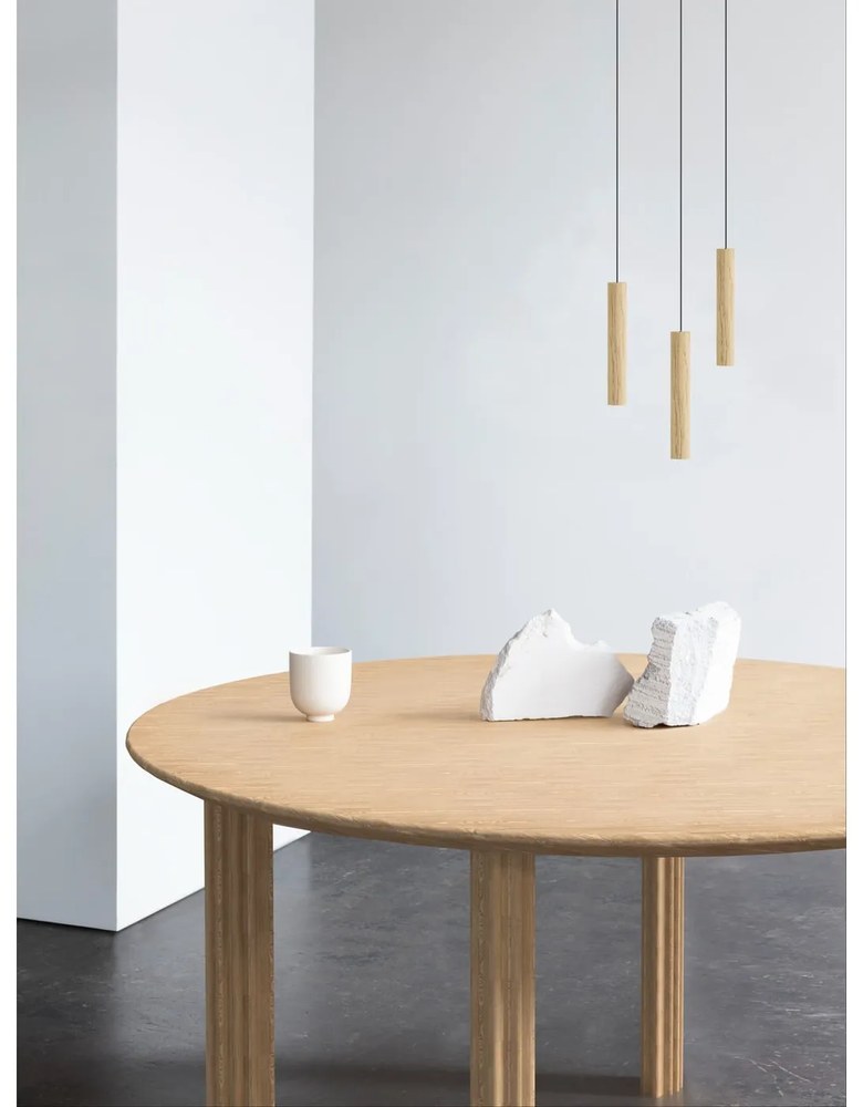 Okrągły stół z litego drewna dębowego ø 120 cm Comfort Circle – UMAGE