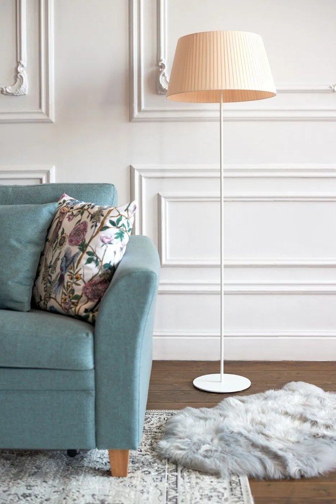 Jasnoszara sztuczna skóra Tiseco Home Studio Sheepskin, 60x90 cm