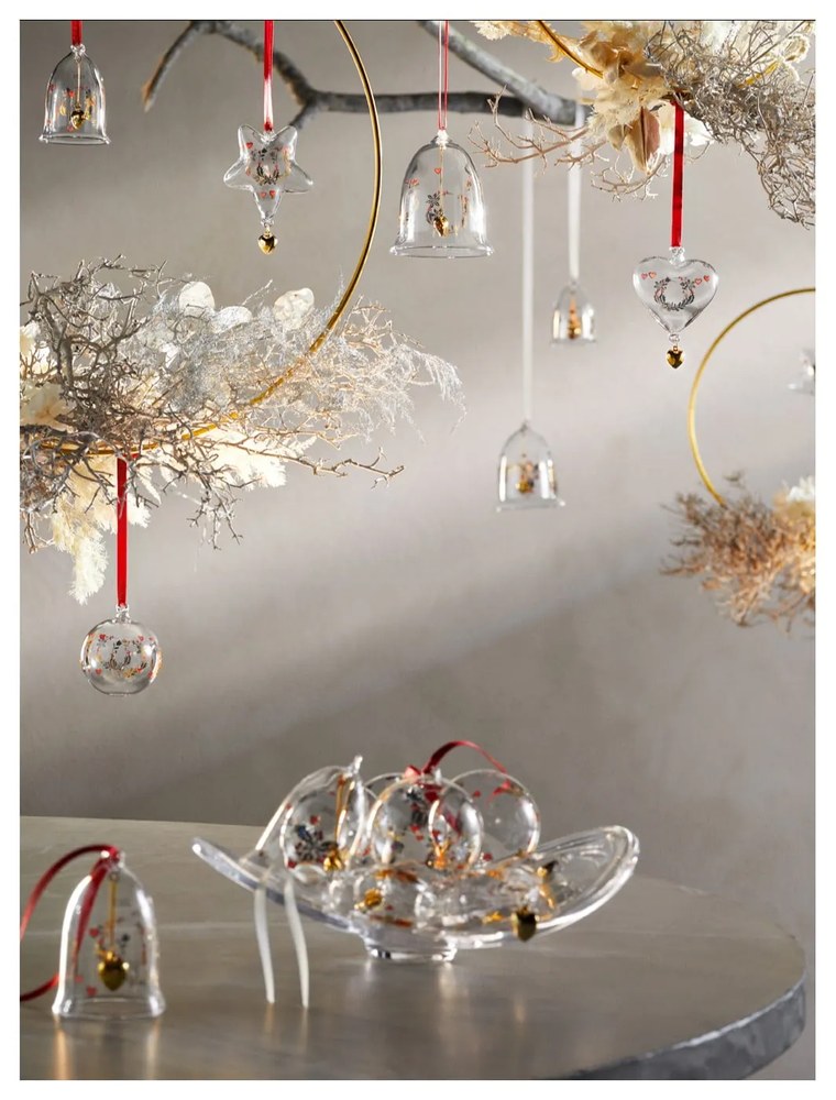 Szklana ręcznie dmuchana bombka ø 6,5 cm Ann-Sofi Romme Annual Christmas Bauble – Holmegaard
