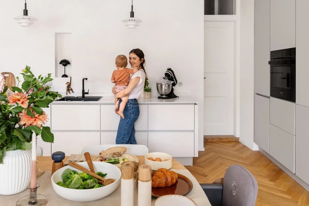 Figurka z litego drewna Kay Bojesen Denmark Monkey Teak