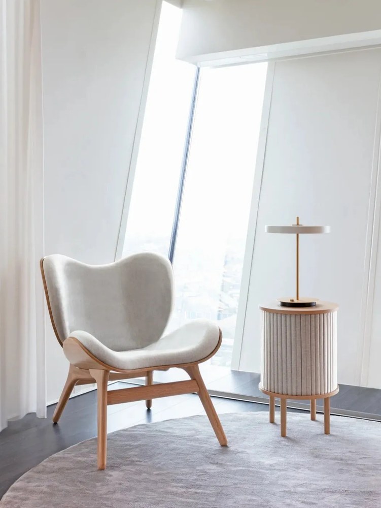 Okrągły stolik z litego drewna dębowego ø 38 cm Audacious – UMAGE